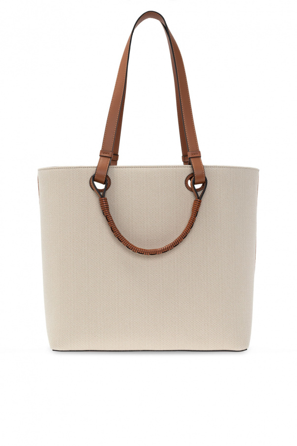 loewe x ken price bamboo leather bag - 'Anagram' tote bag